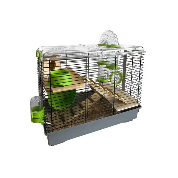 Cage équipée jungle spirit pour hamster et hamster nain 45x27x34cm