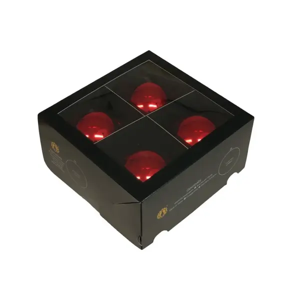 Boules de Noël classiques rouges (new)