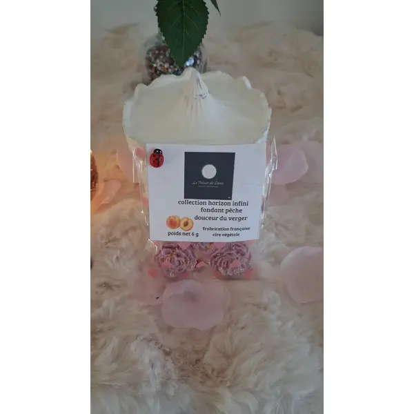 Fondants petites fleurs pêche -douceur de verger 6 g