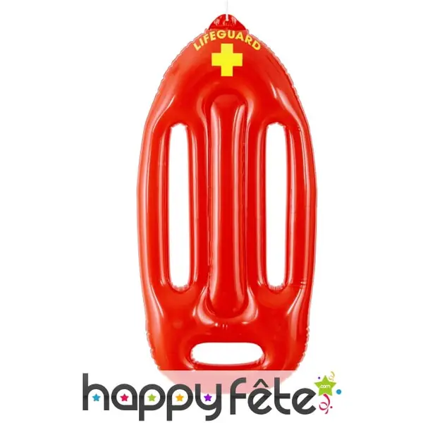 Bouée de sauvetage rouge à gonfler
