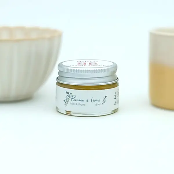 Baume à lèvres, miel & prune, 15ml