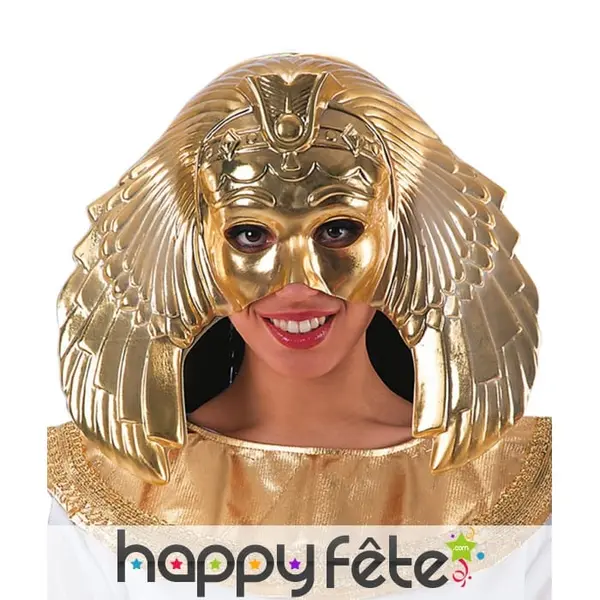 Demi masque de horus, doré