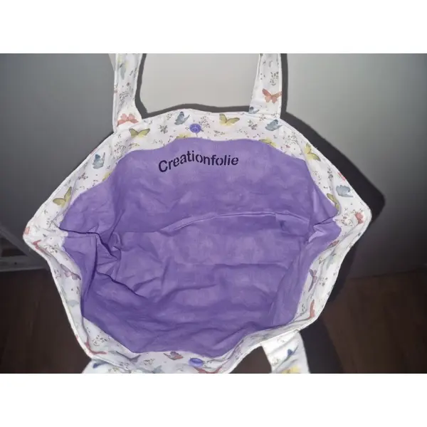 Petit sac "petites papillons printaniers"