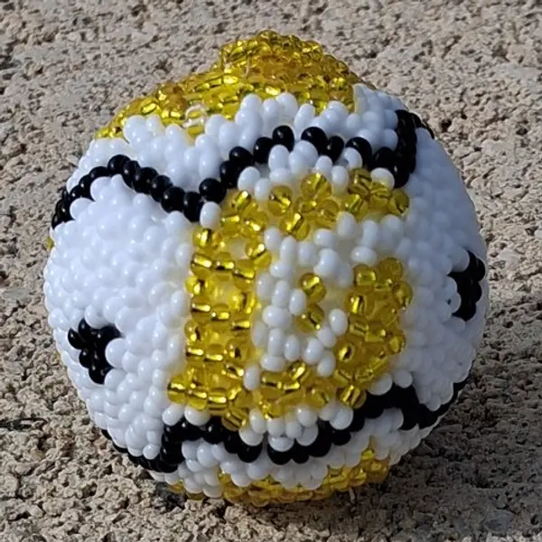 Boule alphabet en perles – lettre g personnalisable