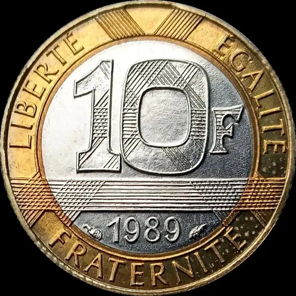 Alliance pièce de monnaie 10 francs