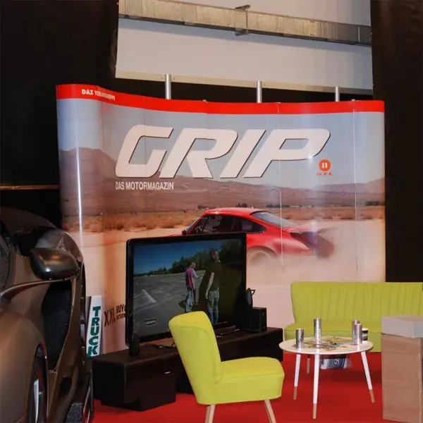 Stand parapluie PVC courbé