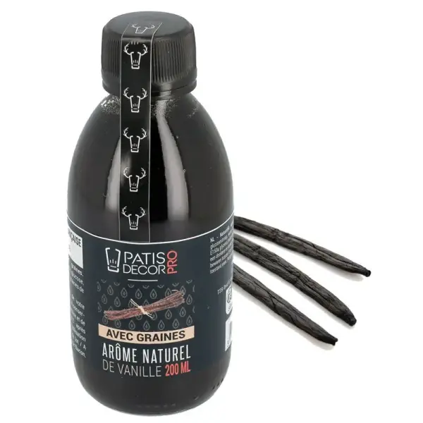 Arôme naturel de Vanille avec graines 200 ml
