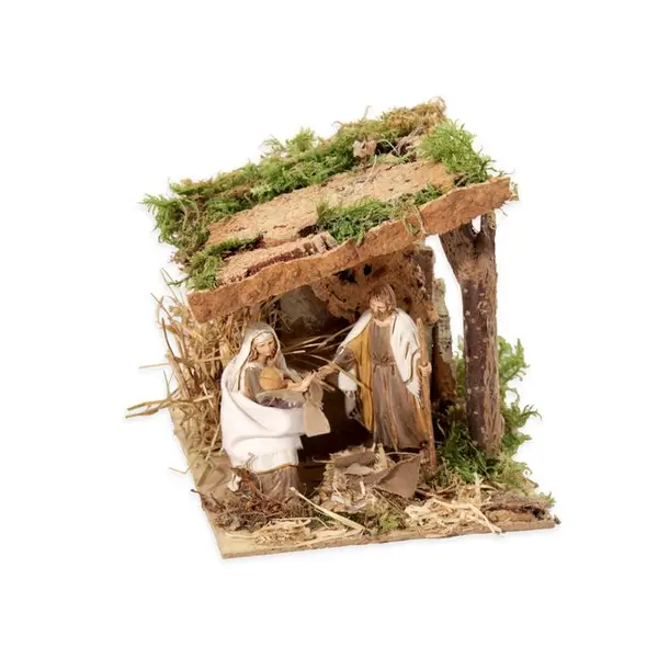 Décors nativité 3 pièces 220 v 17X15X18cm