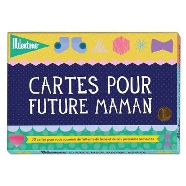 30 cartes Pour future maman Milestone