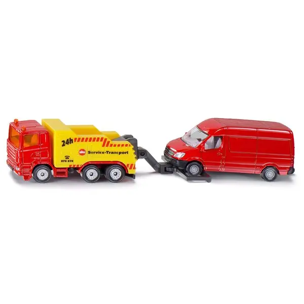 Dépanneuse avec voiture : échelle 1/64ème