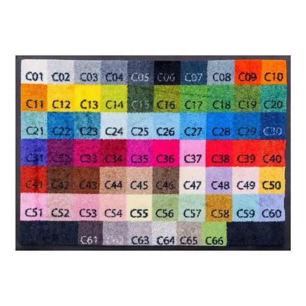 Tapis personnalisé en fibres de moquette