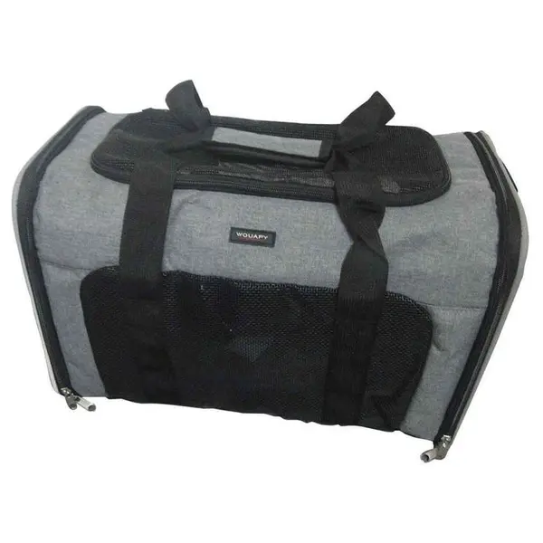 Sac détente 40x24x26 cm gris pour chien