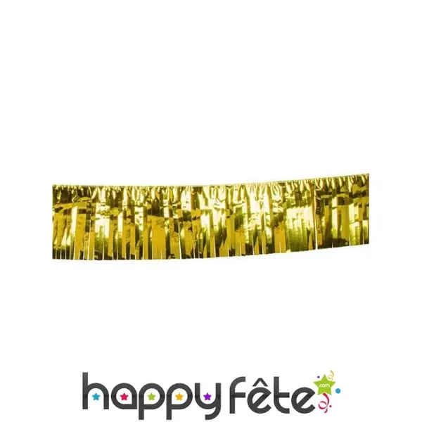 Rideau de lamelles dorées 30cm x 6m