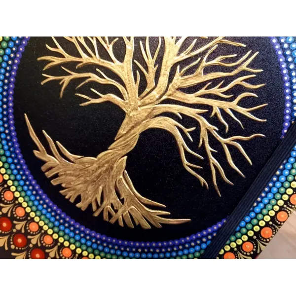 Carnet a4 arbre de vie mandala – 50 pages blanches