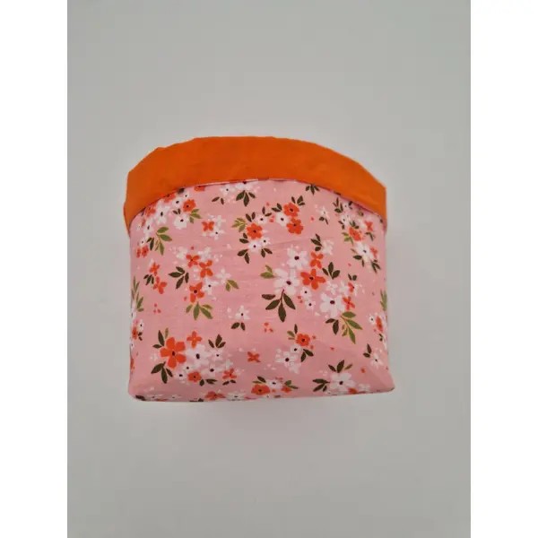 Panier de rangement en tissu - fourre-tout carré de 13,5cm - fait main