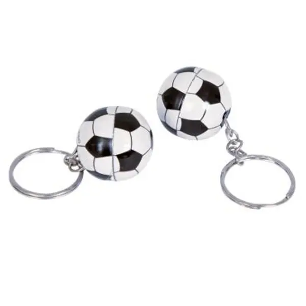 Sachet de 12 Porte-Clés Ballons de Football