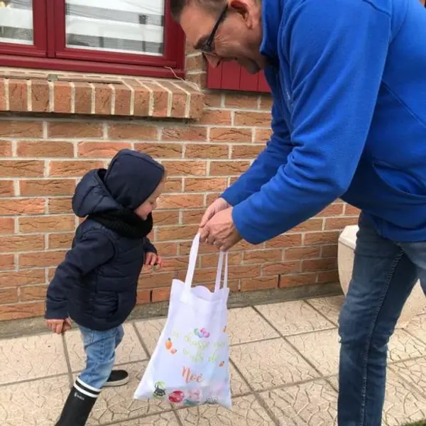 Tote bag Pâques modèle Animaux