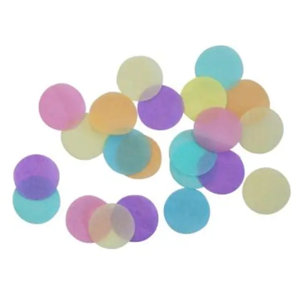 Sachet de Confettis en Papier Pastel - Nuage et Arc-en-Ciel