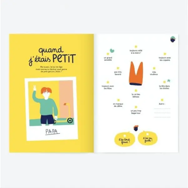 Tel père tel fils? Cahier père/fils
