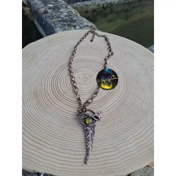 Collier cuivre lumière & renouveau