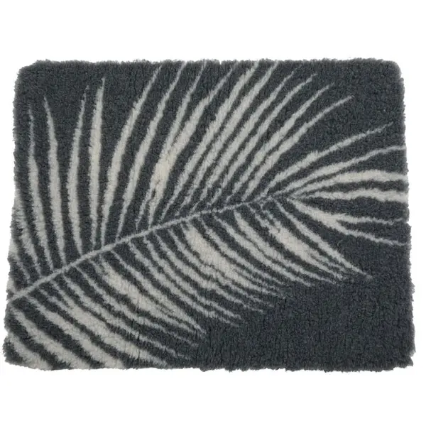 Tapis isolant végétal gris pour chien 50 cm
