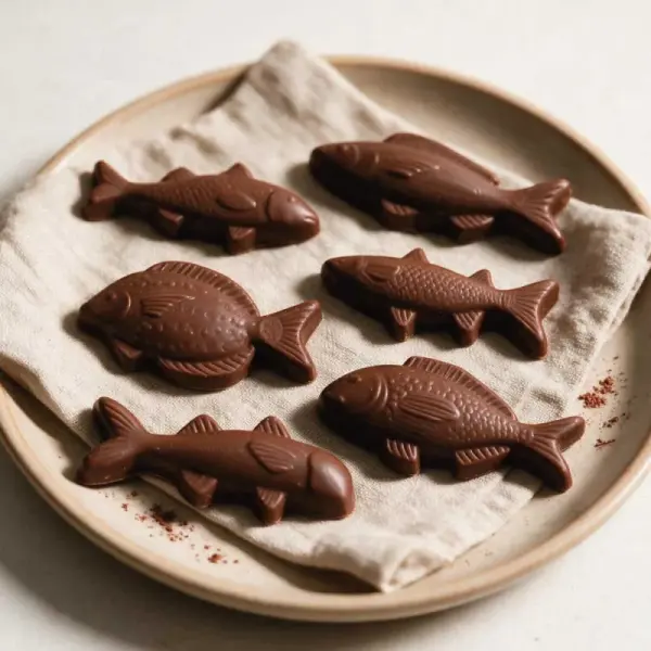 Moule fritures en chocolat poissons assortis