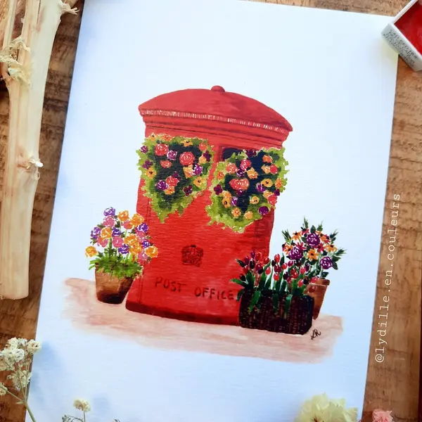 Tirage sur papier texturé 300g, 10,5*14,8cm (a6), post office