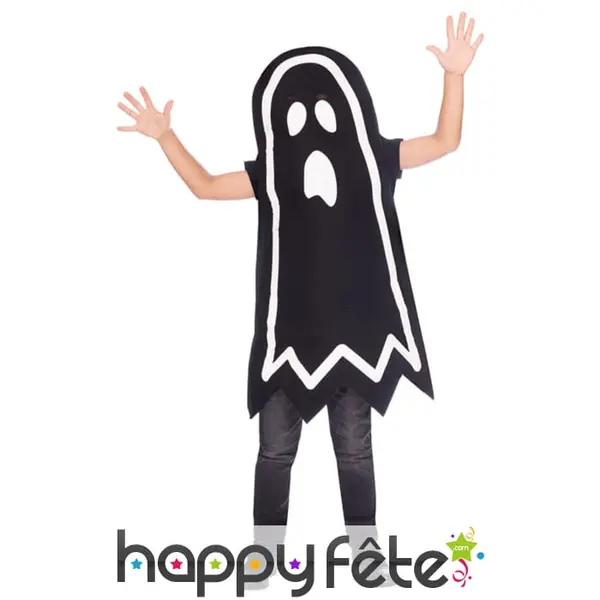 Déguisement phosphorescent de fantôme pour enfant