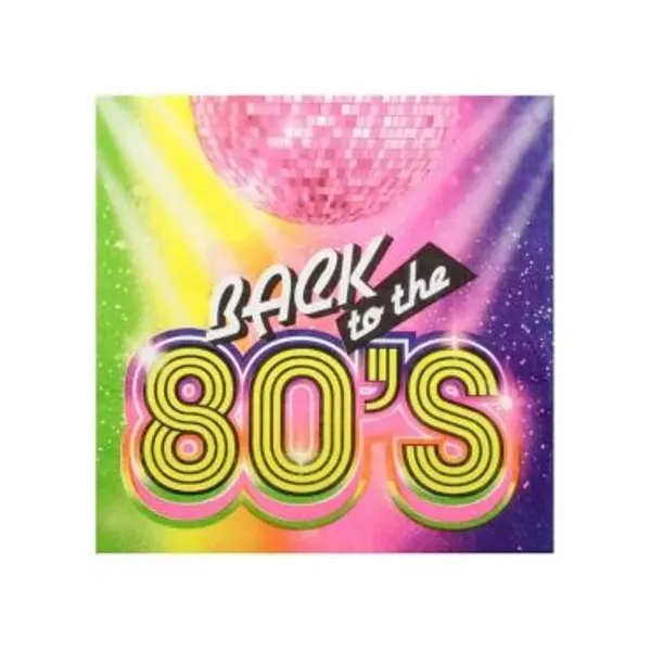 20 Serviettes en papier - Back to the 80's