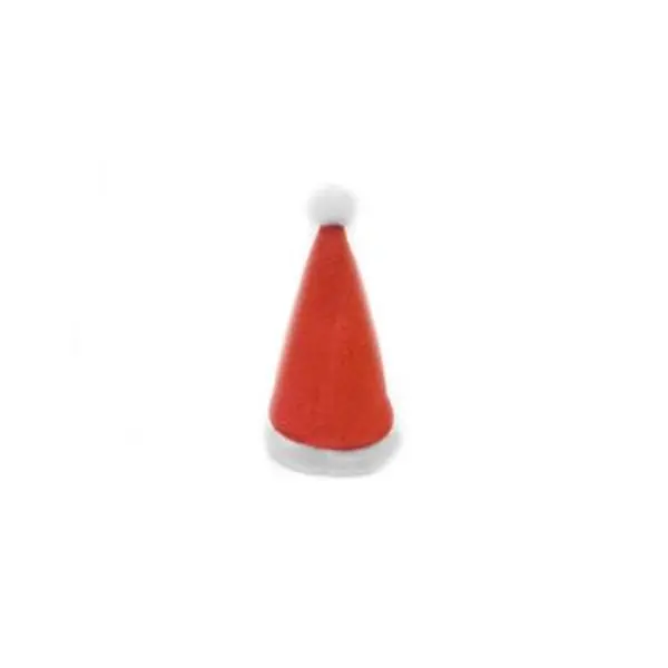 Décoration Bonnet de Père Noël x 3