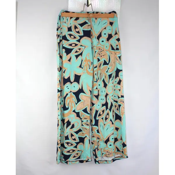 Pantalon léger motif tropical