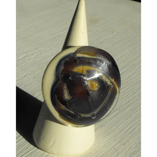 Bague cabochon murano bag.1119