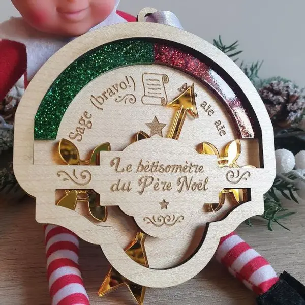 Le bêtisomètre du Père Noël articulé