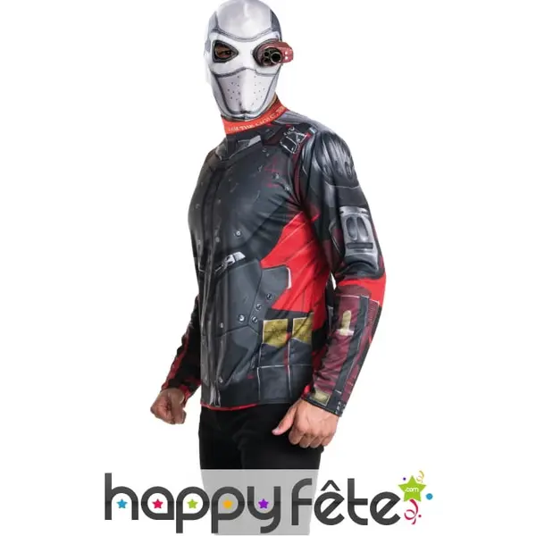 Tshirt de Deadshot avec cagoule, Suicide Squad
