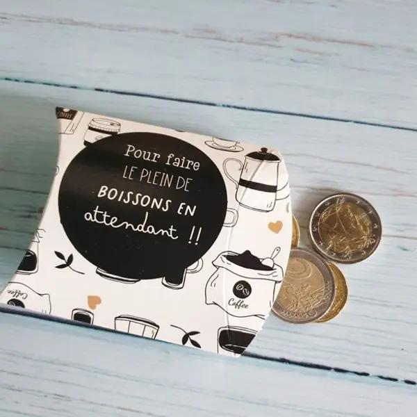 Boîte à monnaie pour boîte à papa