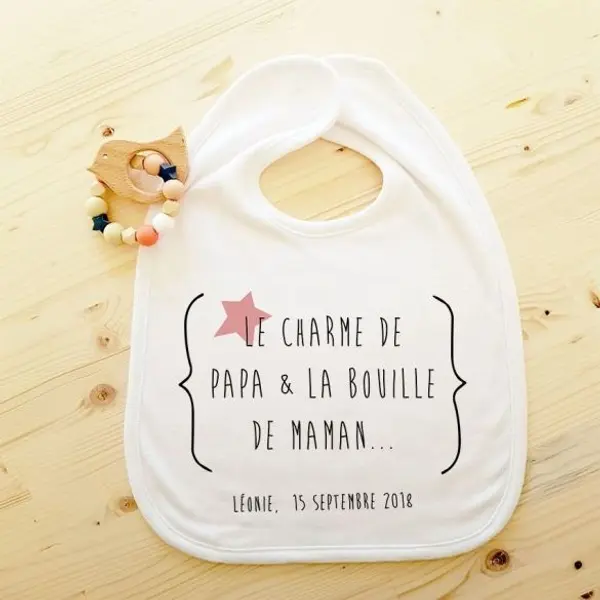 Bavoir personnalisable Guillemets