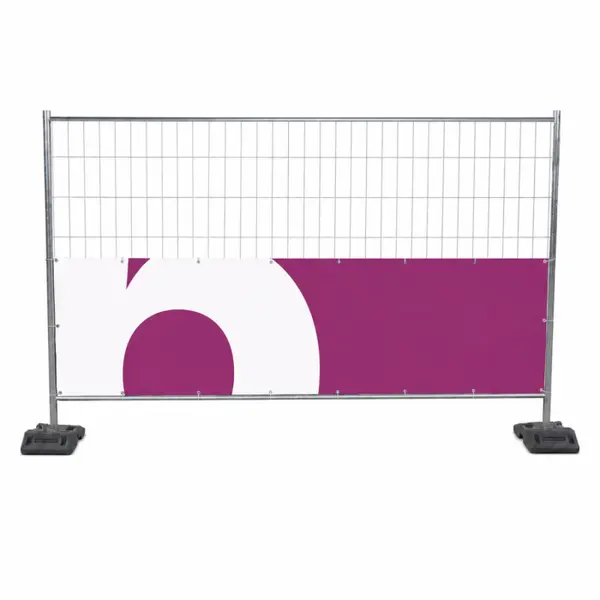 Bâche barrière de chantier - PVC plein