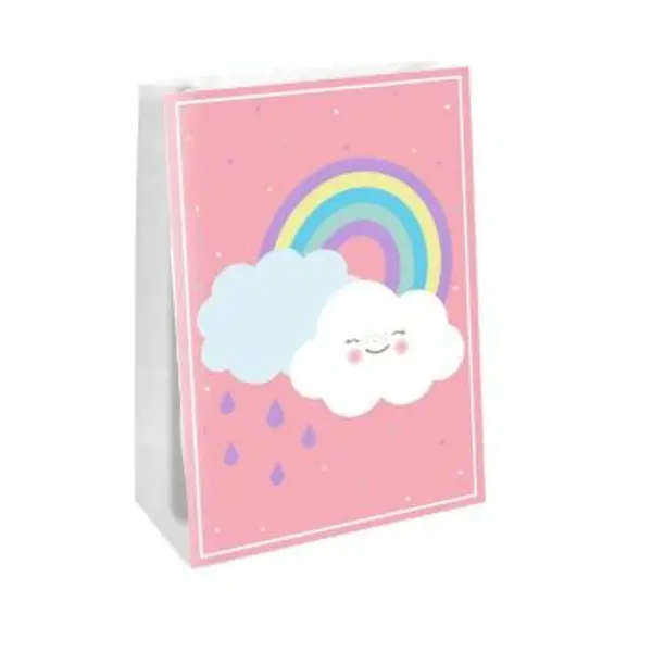 Bougie d'Anniversaire - Nuage et Arc-en-Ciel
