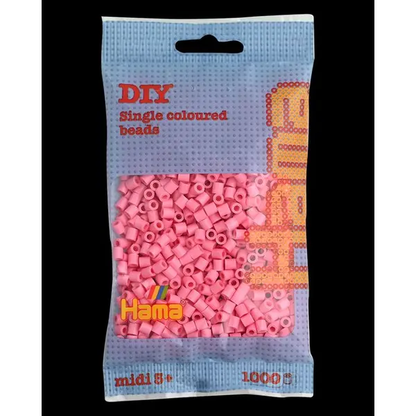 Sachet 1000 perles Midi: rose