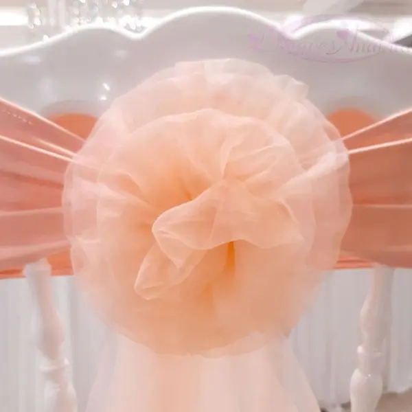 10 Noeuds de chaise en fleur Corail