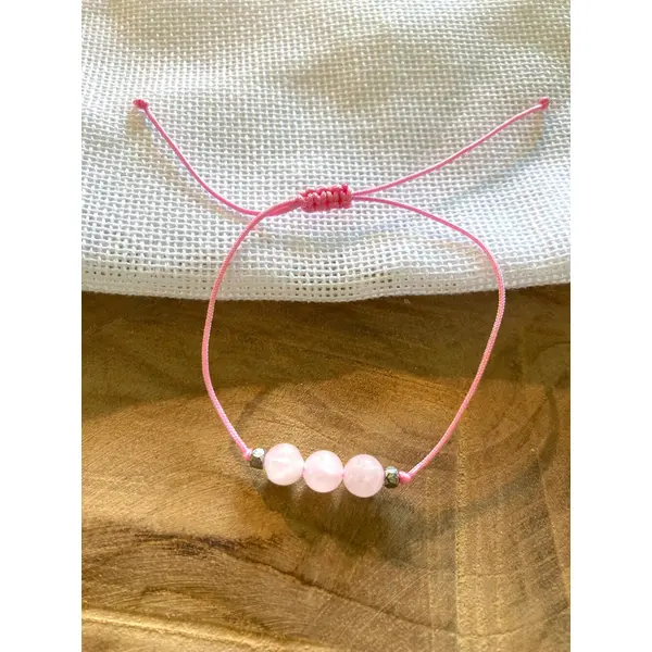 Bracelets corde- pierres naturelles sur fil de jade - ajustables
