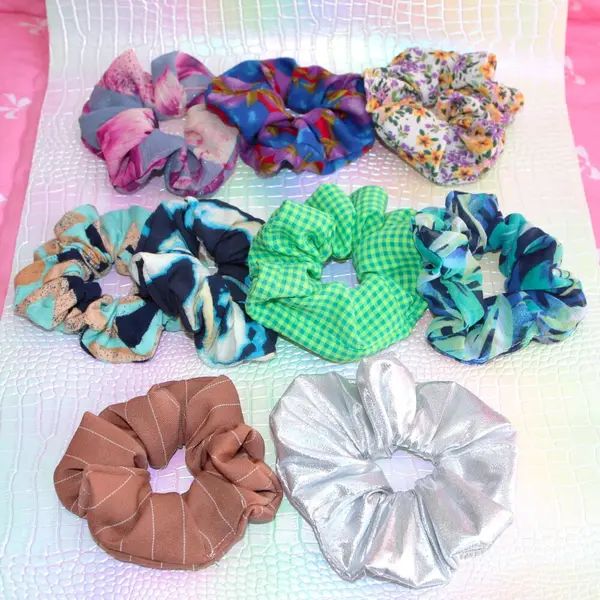 Chouchous upcyclés - motifs colorés fantaisie