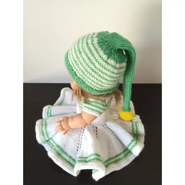 Fiche patron mk01 tuto pour tricoter des vêtements pour poupée minikane - gordi - paola reina de 32 cms