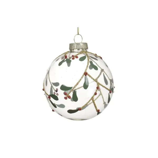 3 Boules en verre transparentes baies