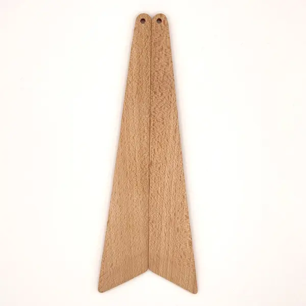 Spatule en bois de hêtre naturel, ustensile de cuisine écologique et durable, pour remuer, racler, gratter, touiller, servir, cadeau
