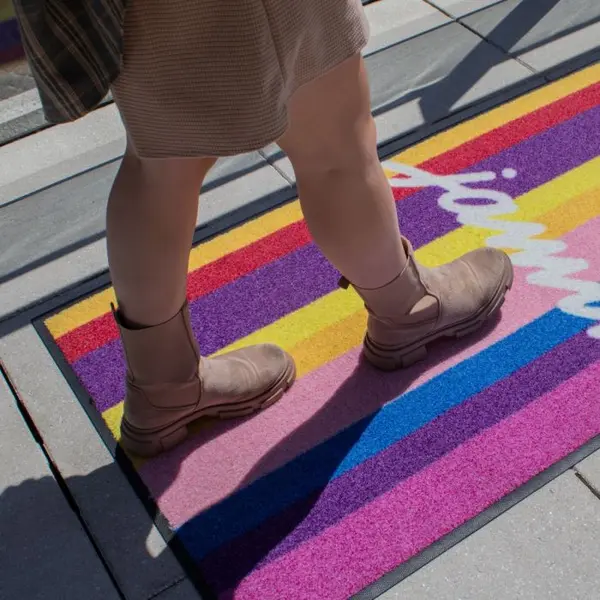 Tapis personnalisé extérieur