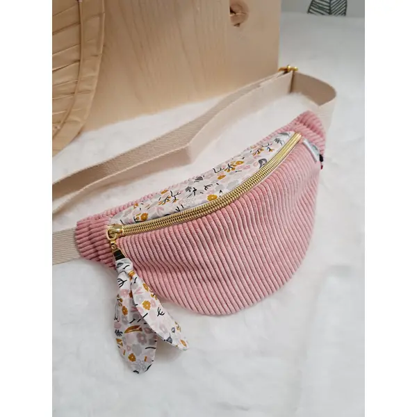 Sac banane enfant rose