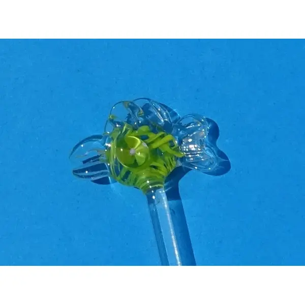 Figurine décorative verre filé, lampwork, verre de murano, deco.0115