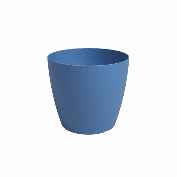 Cache-pot San Remo, coloris bleu jean - D.9cm