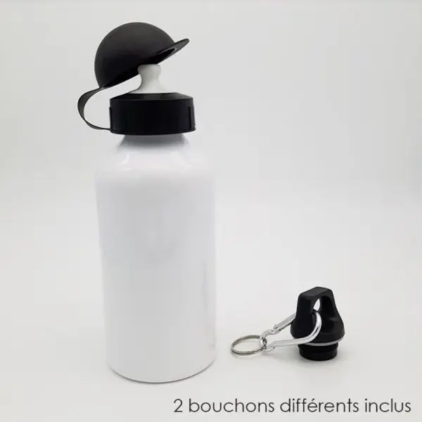 Gourde ou bouteille personnalisée pour enfant modèle Tractopelle